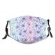 yanfind Abstract Decor Fashion Cute Seamless Colorful Summer Ornament Design Violet Art Decoration Dust Washable Reusable Filter and Reusable Mouth Warm Windproof Cotton Face