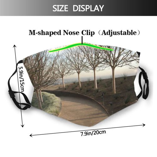 yanfind Holidays Winter Berry Christmas Fruit Vomitoria Plant Snow Flower Flowering Holly Ilex Dust Washable Reusable Filter and Reusable Mouth Warm Windproof Cotton Face