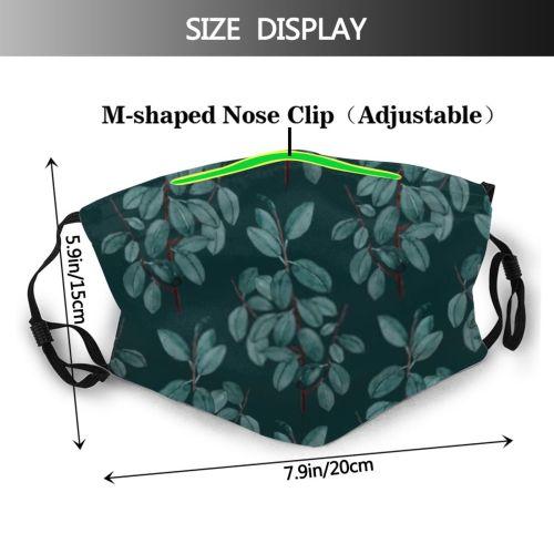 yanfind Abstract Hawaiian Bird Fashion Flora Cute Hawaii Seamless Colorful Trendy Summer Vintage   Dust Washable Reusable Filter and Reusable Mouth Warm Windproof Cotton Face