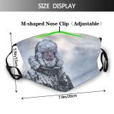 yanfind Exploration Ice Away Arctic Frozen Cool Polar Climbing Hiking Snow Beard Warm Dust Washable Reusable Filter and Reusable Mouth Warm Windproof Cotton Face