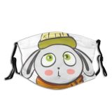 yanfind Countryside Ear Story Cute Kindergarten Warm Easter Tale Winter European Cap Hare Dust Washable Reusable Filter and Reusable Mouth Warm Windproof Cotton Face