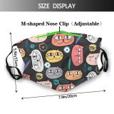 yanfind Abstract Cat Cute Kid Summer Child Vintage Baby Design Beautiful Cats Romantic Dust Washable Reusable Filter and Reusable Mouth Warm Windproof Cotton Face