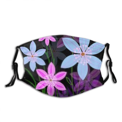yanfind Abstract Garden Picture Cute Colorful Design Space Sweet Scrapbook Scraping Fun Creative Dust Washable Reusable Filter and Reusable Mouth Warm Windproof Cotton Face