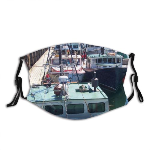 yanfind Marina Watercraft Harbor Ocean Transportation Boats Yacht Vehicle Boating Shipping Vessel Boat Dust Washable Reusable Filter and Reusable Mouth Warm Windproof Cotton Face