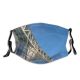 yanfind Fixed Sky Church Link Cloud Brazil Sky Skyway Canoas Art Lutheran Daytime Dust Washable Reusable Filter and Reusable Mouth Warm Windproof Cotton Face