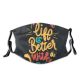 yanfind Calligraphy Cafe Typographic Calligraphic Meow Cat Quotes Slogan Inspire Font Inspiration Positive Dust Washable Reusable Filter and Reusable Mouth Warm Windproof Cotton Face