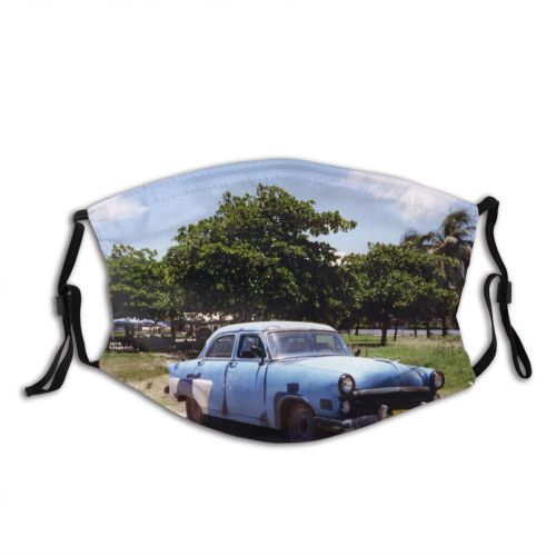 yanfind Old Vehicle Car Havana Size Embargo Coupé Classic Island Classic Vintage Cuba Dust Washable Reusable Filter and Reusable Mouth Warm Windproof Cotton Face