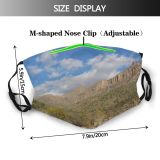 yanfind Foothills Natural Wilderness Canyon Vegetation Mountain Landscape Plant Sabino Community Landforms Mountainous Dust Washable Reusable Filter and Reusable Mouth Warm Windproof Cotton Face