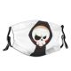 yanfind Horror Gothic Clipart Halloween Frighten Cute Mascot Flying Cloak Grave Skull Spooky Dust Washable Reusable Filter and Reusable Mouth Warm Windproof Cotton Face