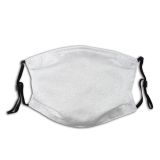 yanfind Winter Texture Property Smooth Grey Snow Dust Washable Reusable Filter and Reusable Mouth Warm Windproof Cotton Face