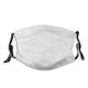 yanfind Winter Texture Property Smooth Grey Snow Dust Washable Reusable Filter and Reusable Mouth Warm Windproof Cotton Face