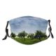 yanfind Field Sky Tree Tree Cloud Fields Poland Grassland Sky Grass Pasture Pasture Dust Washable Reusable Filter and Reusable Mouth Warm Windproof Cotton Face