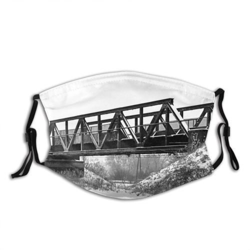 yanfind Winter Vehicle Structure Girder Truss Steel Construction Nonbuilding Bridge Train Wheel Bridge Dust Washable Reusable Filter and Reusable Mouth Warm Windproof Cotton Face