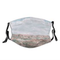 yanfind Idyllic Untouched Lake Amazing Rough Wild Mountain Explore Highland Tourism Geology Picturesque Dust Washable Reusable Filter and Reusable Mouth Warm Windproof Cotton Face