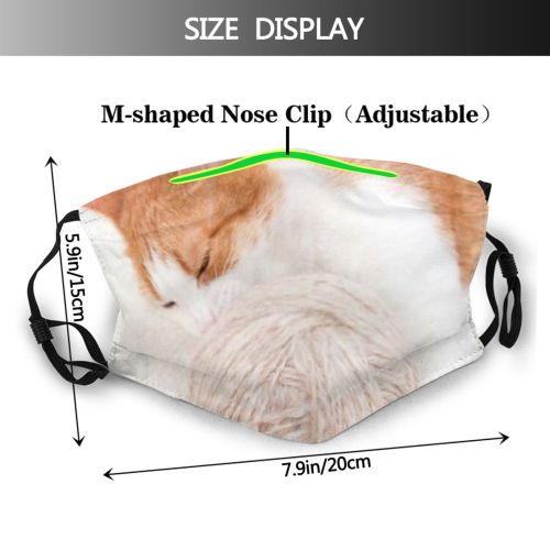 yanfind Isolated Whisker Fur Fashion Sweater Young Wool Cat Warm Winter Knit Pedigreed Dust Washable Reusable Filter and Reusable Mouth Warm Windproof Cotton Face