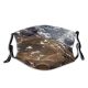 yanfind Ice Glacier Frost Frosty Mountain Snowy Icy Clouds Daytime Scenery Capped Altitude Dust Washable Reusable Filter and Reusable Mouth Warm Windproof Cotton Face