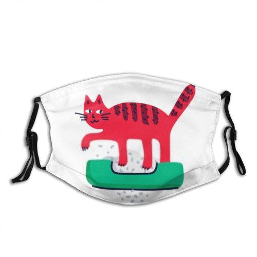 yanfind Isolated Fur Cat Kitty Cute Box Delve Vet Colorful Toilet Friend Design Dust Washable Reusable Filter and Reusable Mouth Warm Windproof Cotton Face