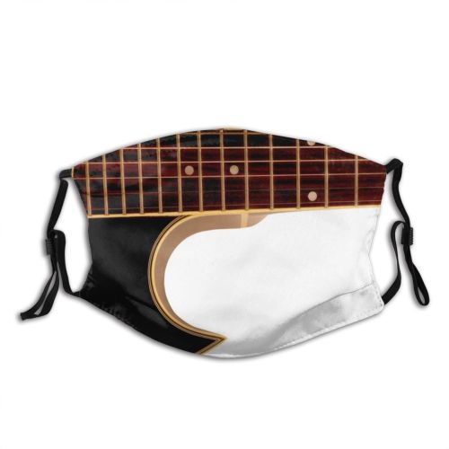 yanfind Melody Sound Bass Wood Flamenco Accessory Acoustic Guitar Rock Play Musical Instrument   Dust Washable Reusable Filter and Reusable Mouth Warm Windproof Cotton Face