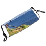 yanfind Brittany Season Travel Sky Past Old Summer Water's Scenery Sea France Landscape Dust Washable Reusable Filter and Reusable Mouth Warm Windproof Cotton Face