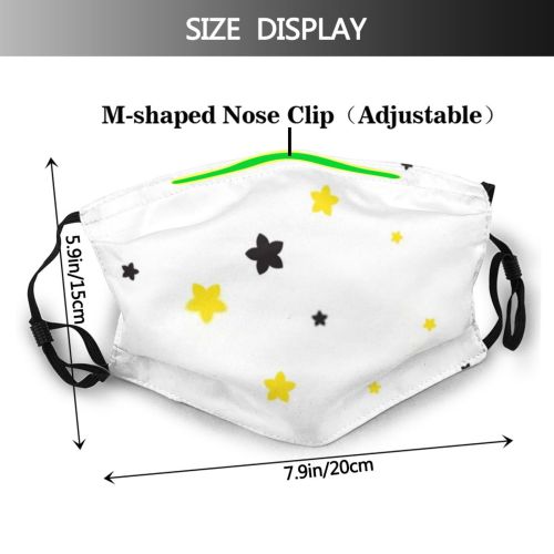 yanfind Garden Decor Cute Stylish Cotton Beauty Pastel Summer Simple Delicate Vintage Design Dust Washable Reusable Filter and Reusable Mouth Warm Windproof Cotton Face