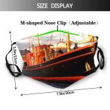 yanfind Vehicle Sailboat Ship Vessel Boat Sailing Ship Clyde Anchor Fishing Newport Watercraft Dust Washable Reusable Filter and Reusable Mouth Warm Windproof Cotton Face