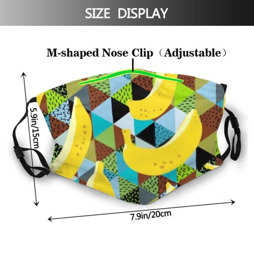 yanfind Abstract Isolated Decor Cute Seamless Colorful Dots Natural Memphis Juicy Summer Fresh Dust Washable Reusable Filter and Reusable Mouth Warm Windproof Cotton Face