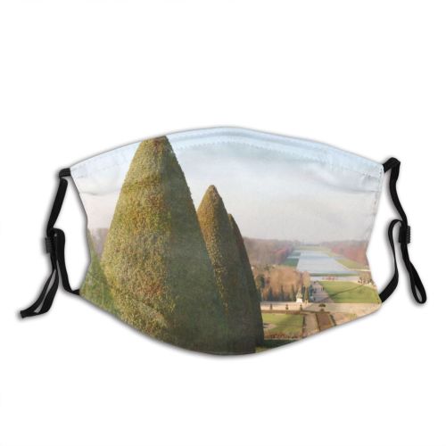 yanfind Royalty Winter Dauphin Heritage Marie Landscape Plant Sunlight Palace Monolith Rock Monument Dust Washable Reusable Filter and Reusable Mouth Warm Windproof Cotton Face