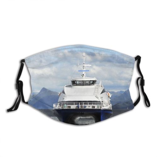 yanfind Vehicle Speed Transport Vessel Ship Motor Passenger Sea Ship Catamaran Fjords Watercraft Dust Washable Reusable Filter and Reusable Mouth Warm Windproof Cotton Face