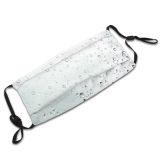 yanfind Glass Precipitation Rain Drop Drops Rain Window Moisture Drizzle Dust Washable Reusable Filter and Reusable Mouth Warm Windproof Cotton Face