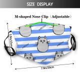 yanfind Bird Fashion Meow Cat Kitty Cute Seamless Strips Wildlife Kid Child Baby Dust Washable Reusable Filter and Reusable Mouth Warm Windproof Cotton Face