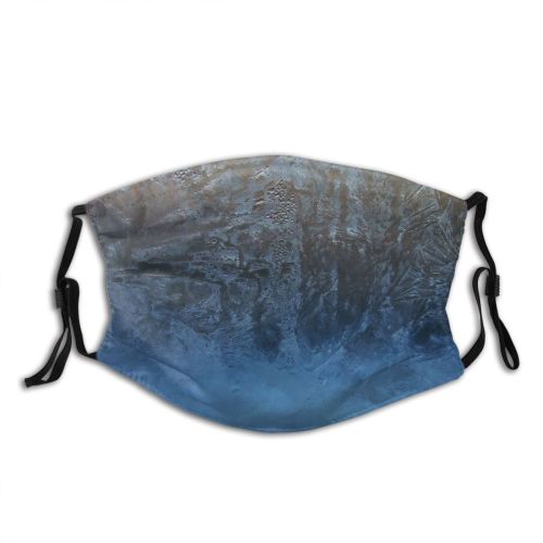 yanfind Texture Frost Sky Reflection Tree Frost Winter Freezing Atmospheric Wave Dust Washable Reusable Filter and Reusable Mouth Warm Windproof Cotton Face