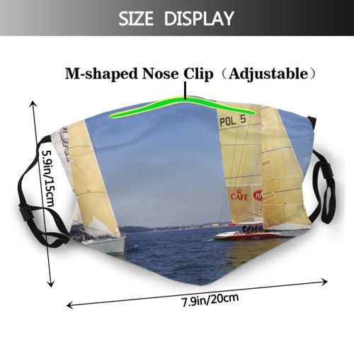 yanfind Vehicle Sails Cup Crew Sport Sail Sea Sailing Rig Recreation Mast Watercraft   Dust Washable Reusable Filter and Reusable Mouth Warm Windproof Cotton Face