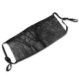 yanfind Winter Landscape Tree Branch Atmosphere Natural Atmospheric Dust Washable Reusable Filter and Reusable Mouth Warm Windproof Cotton Face