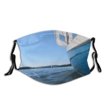yanfind Sail Watercraft Transportation Sail Lake Sailboat Boat Sailing Sky Vehicle Boating Boat Dust Washable Reusable Filter and Reusable Mouth Warm Windproof Cotton Face