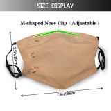 yanfind Idyllic Shore Coast Vacation Soundless Daylight Dry Footprint Summertime Silent Beach Tourism Dust Washable Reusable Filter and Reusable Mouth Warm Windproof Cotton Face
