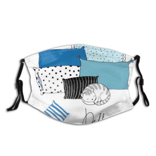 yanfind Comfortable Comfort Isolated Bedroom Bed Cat Kitty Cute Feather Bedding Comfy Fringe Dust Washable Reusable Filter and Reusable Mouth Warm Windproof Cotton Face