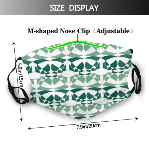 yanfind Abstract Isolated Decor Fashion Interior Colorful Trendy Summer Elegance Simple Vintage Contrast Dust Washable Reusable Filter and Reusable Mouth Warm Windproof Cotton Face