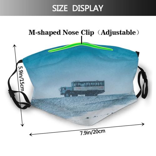 yanfind Idyllic Faceless Unrecognizable Mountain Journey Bus Traveler Highland Anonymous Tourist Route Direction Dust Washable Reusable Filter and Reusable Mouth Warm Windproof Cotton Face