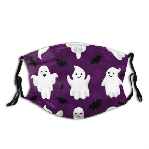 yanfind Isolated Decor Happiness Kind Halloween Cute Simplicity Event Fantasy Friendly Fear Entertain Dust Washable Reusable Filter and Reusable Mouth Warm Windproof Cotton Face
