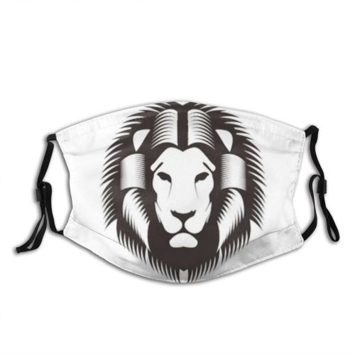 yanfind Isolated Brand Emblem Elegant Safari Cat Mascot Strong Team Power Strength Design Dust Washable Reusable Filter and Reusable Mouth Warm Windproof Cotton Face