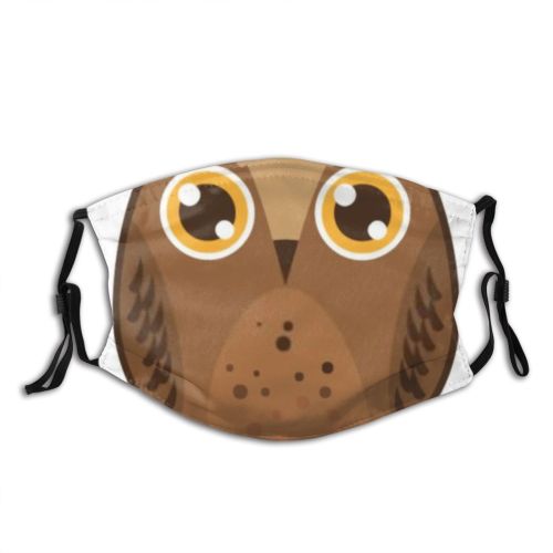 yanfind Abstract Isolated Lovely Childish Bird Halloween Artwork Cute Feather Silhouette Big Natural Dust Washable Reusable Filter and Reusable Mouth Warm Windproof Cotton Face