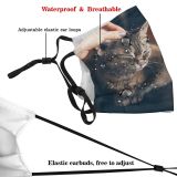 yanfind Ceramic Devon Young Anxiety Cat Kitty Cute Interacting Cozy Keep Purr Improve Dust Washable Reusable Filter and Reusable Mouth Warm Windproof Cotton Face