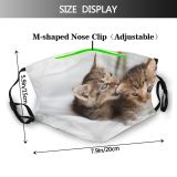 yanfind Bedroom Foster Young Bed Cat Kitty Cute Fight Bite Pet Cats Fluffy Dust Washable Reusable Filter and Reusable Mouth Warm Windproof Cotton Face