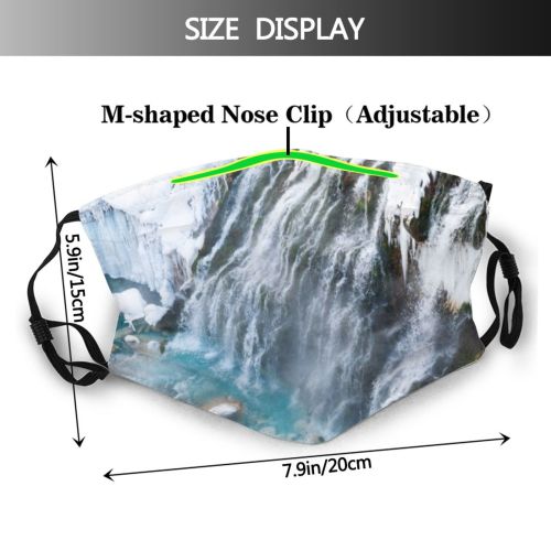 yanfind Ice Frost Frozen Built Journey Peak Tree Japan Snow Beard Place Forest Dust Washable Reusable Filter and Reusable Mouth Warm Windproof Cotton Face