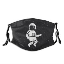 yanfind Adventure Emblem Lost Cute Spaceman Explore Cosmonaut Cosmic Vintage Technology Astronomy Spacesuit Dust Washable Reusable Filter and Reusable Mouth Warm Windproof Cotton Face