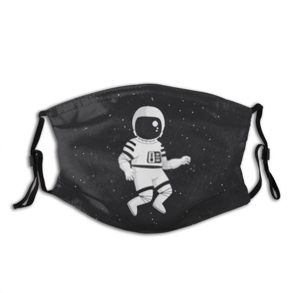 yanfind Adventure Emblem Lost Cute Spaceman Explore Cosmonaut Cosmic Vintage Technology Astronomy Spacesuit Dust Washable Reusable Filter and Reusable Mouth Warm Windproof Cotton Face