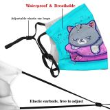 yanfind Comfortable Comfort Isolated Bedroom Fur Bed Cat Kitty Cute Mascot Bedding Lazy Dust Washable Reusable Filter and Reusable Mouth Warm Windproof Cotton Face