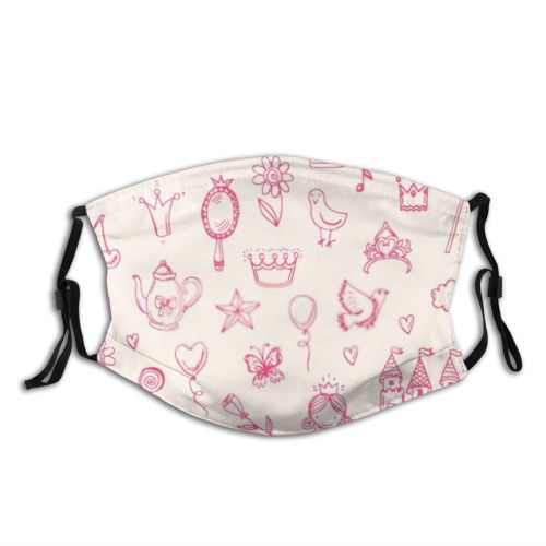 yanfind Castle Wand Teenager Fantasy Star Beautiful Art Butterfly Jewel Mirror Decoration Ring Dust Washable Reusable Filter and Reusable Mouth Warm Windproof Cotton Face