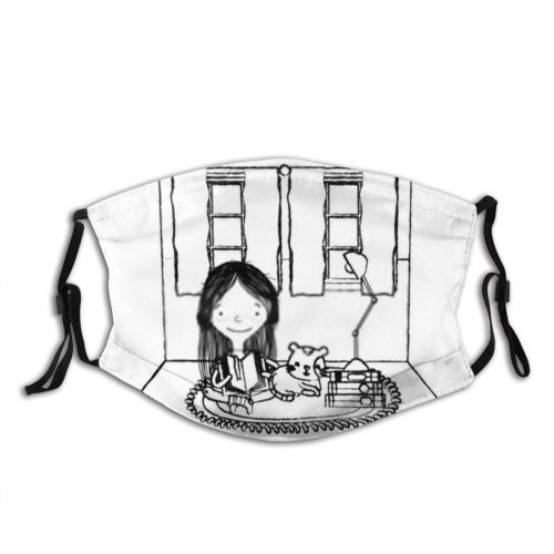 yanfind Isolated Research Cat Learn Bibliography Encyclopedia Library Inspiration Student Academic Information Study Dust Washable Reusable Filter and Reusable Mouth Warm Windproof Cotton Face