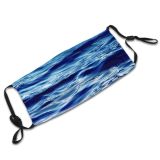 yanfind Wave Resources Sea Sky Reflection Ocean Azure Sea Wave Wind Dust Washable Reusable Filter and Reusable Mouth Warm Windproof Cotton Face